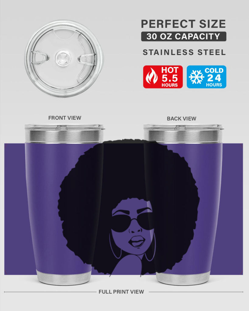 black women - queen 46#- women-girls- Tumbler
