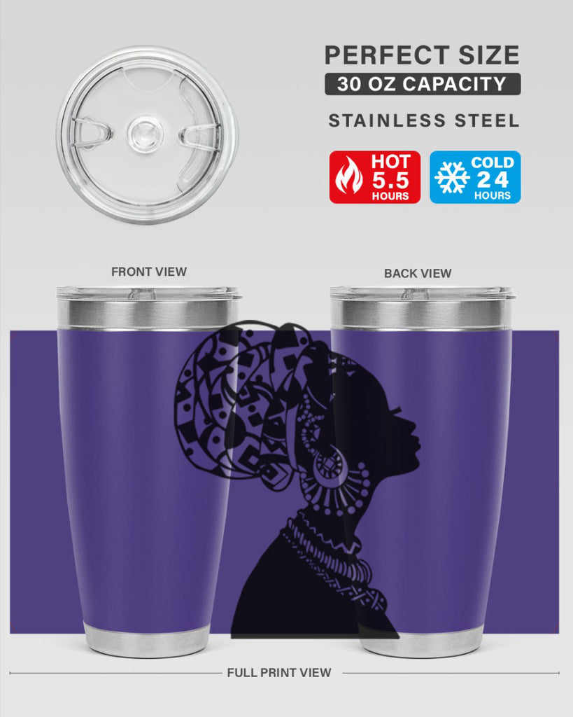 black women - queen 52#- women-girls- Tumbler