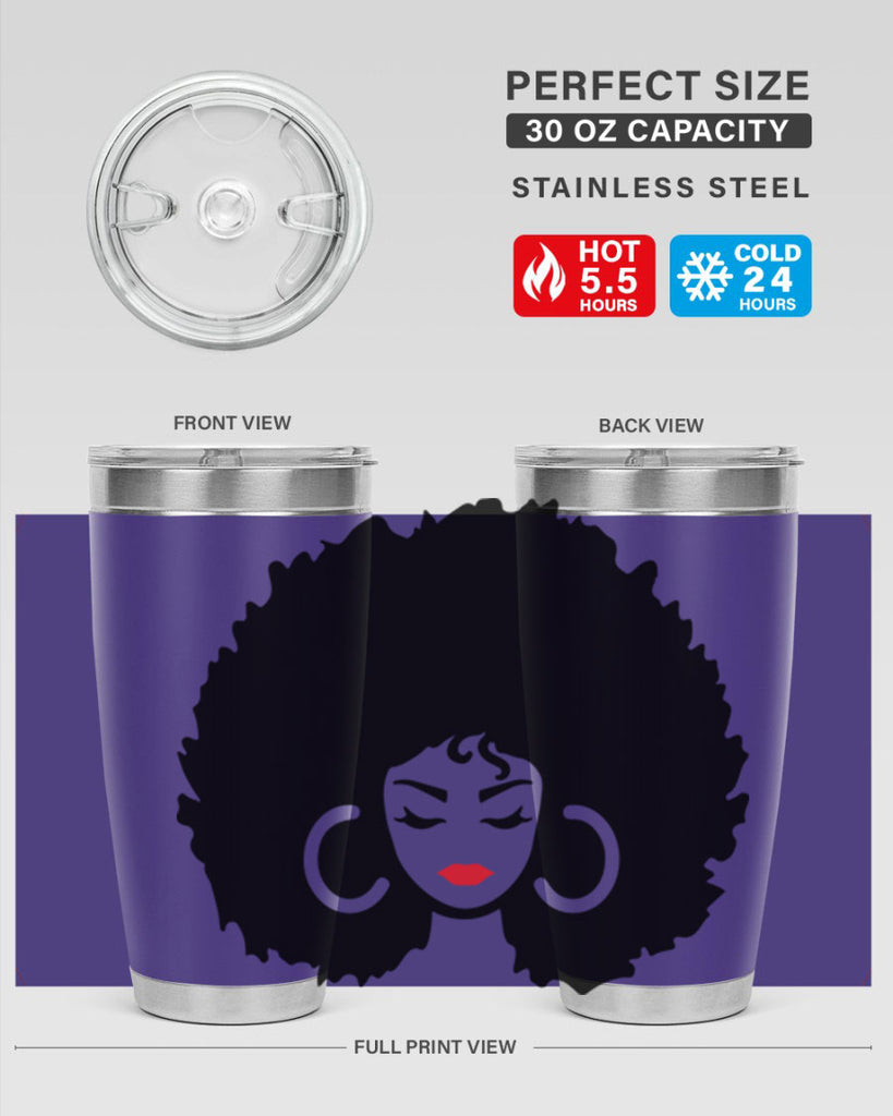 black women - queen 63#- women-girls- Tumbler