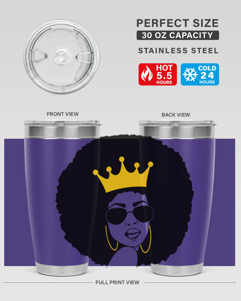 black women - queen 76#- women-girls- Tumbler
