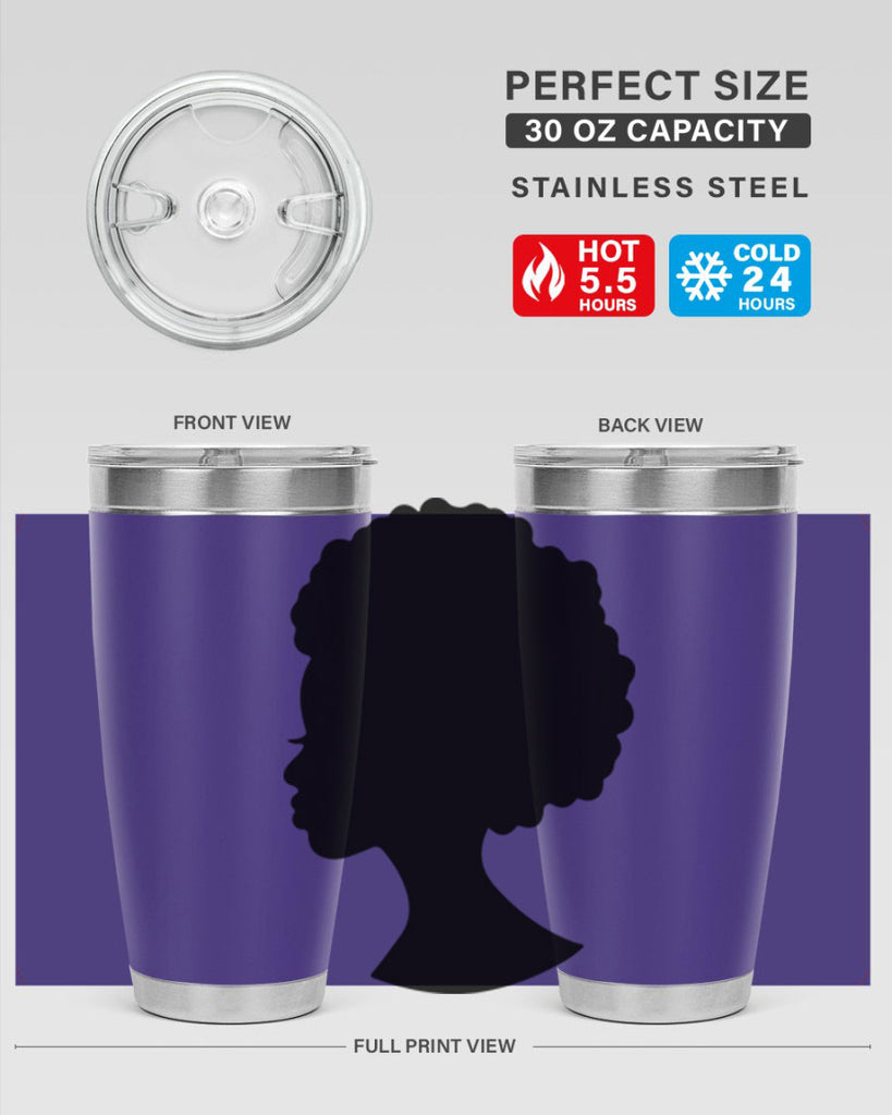 black women - queen 84#- women-girls- Tumbler