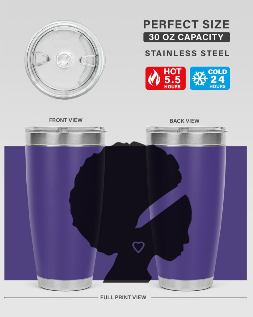 black women - queen 85#- women-girls- Tumbler