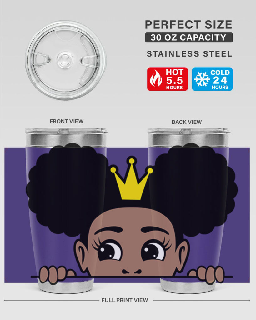 crown afro puffs 51#- women-girls- Tumbler