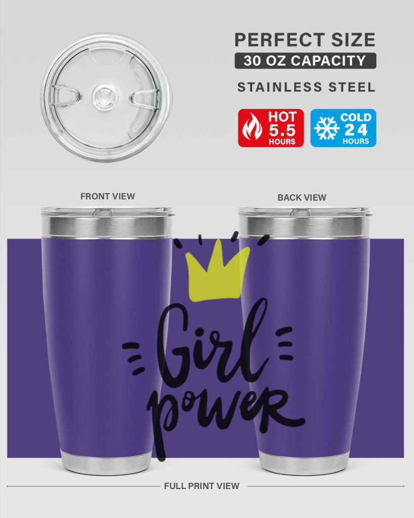 girl power crown 35#- women-girls- Tumbler