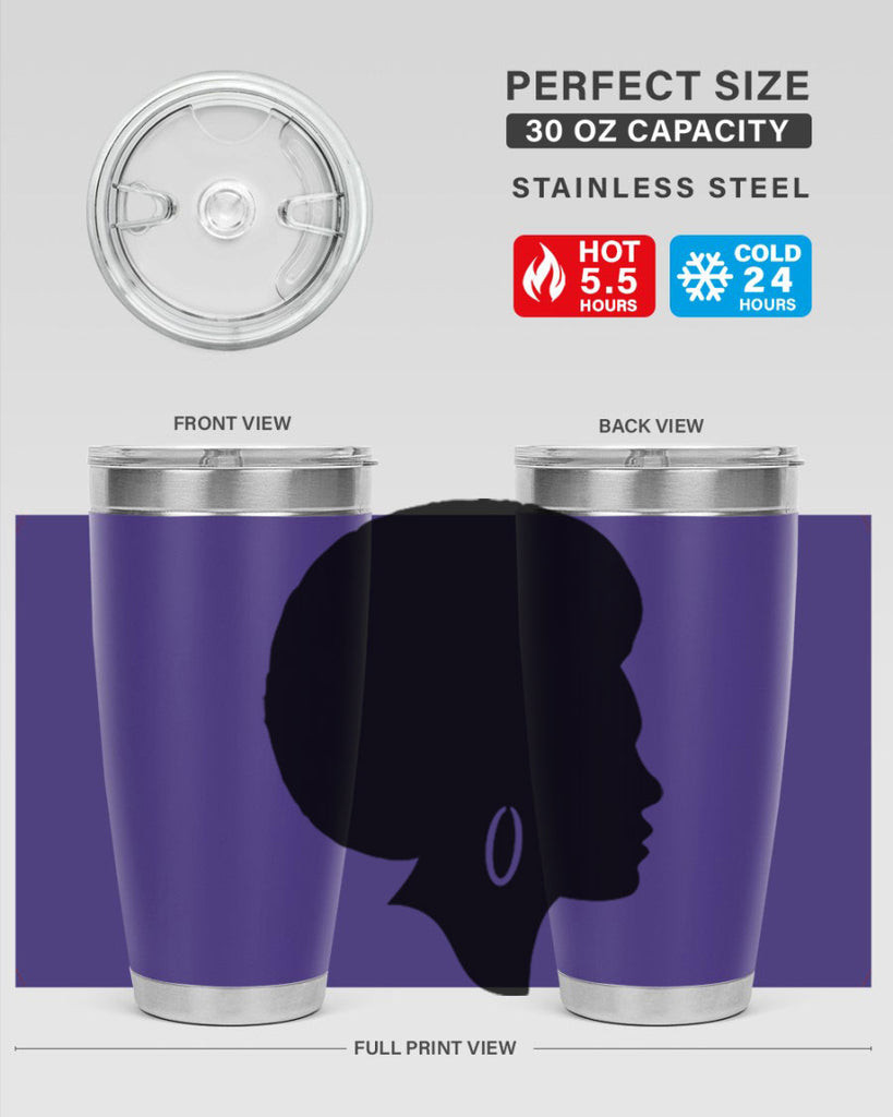 remix femaleafroavatar black 20#- women-girls- Tumbler