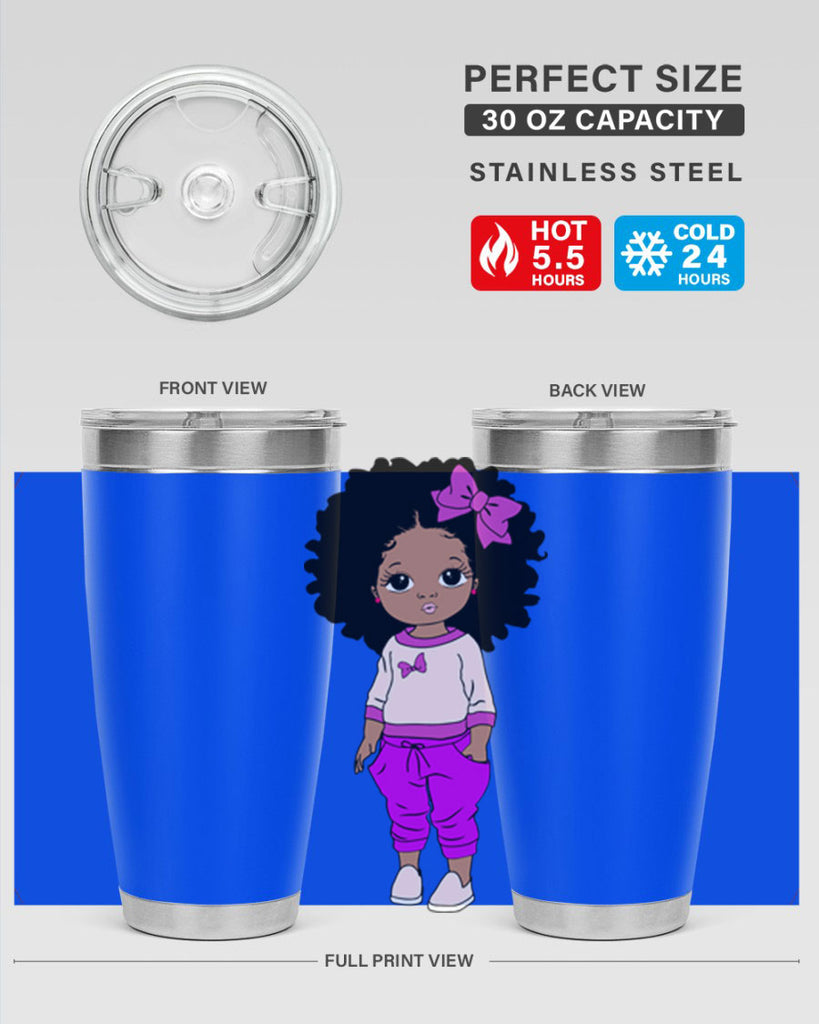 Black girl style 10#- women-girls- Tumbler