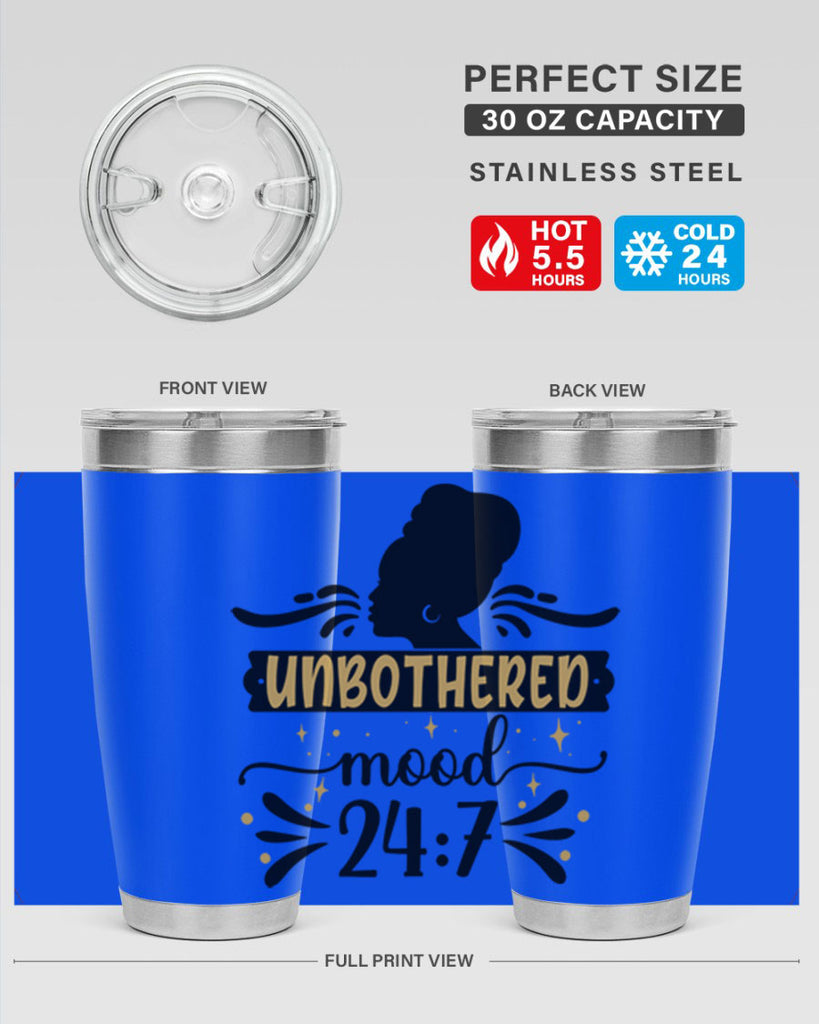 Unbothered mood Style 2#- women-girls- Tumbler