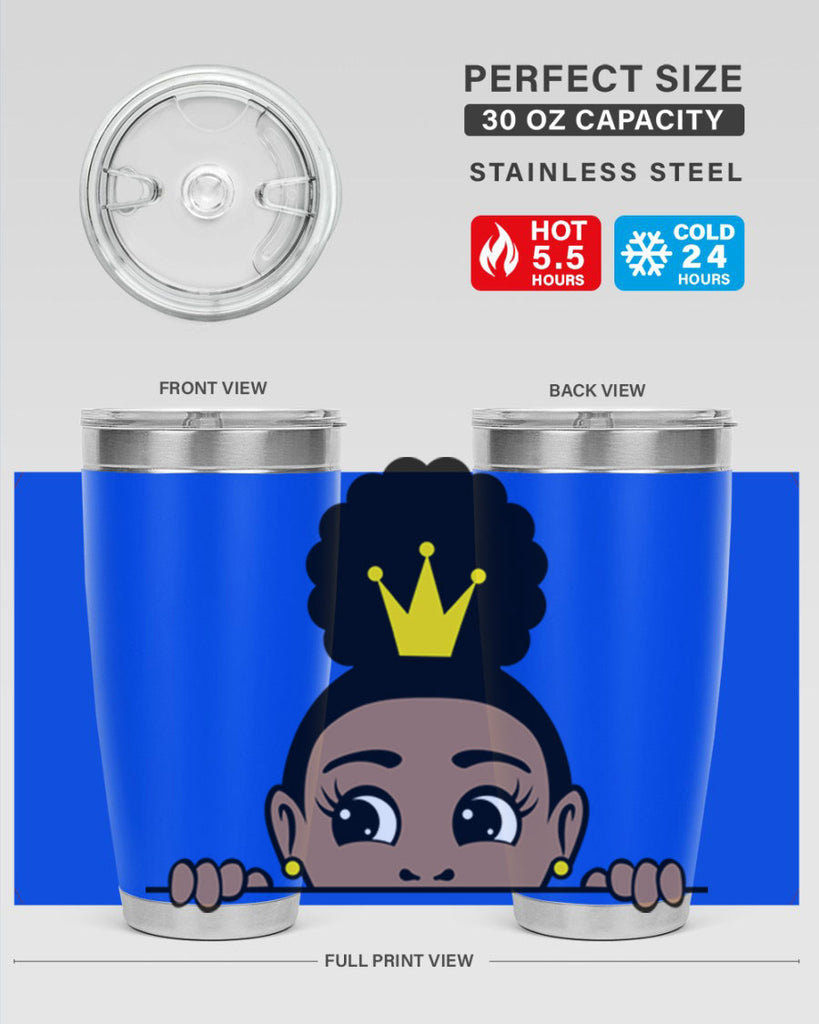 afro puff crown girl 2#- women-girls- Tumbler