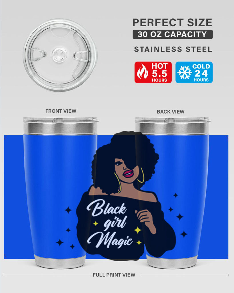 black girl magic 21#- women-girls- Tumbler