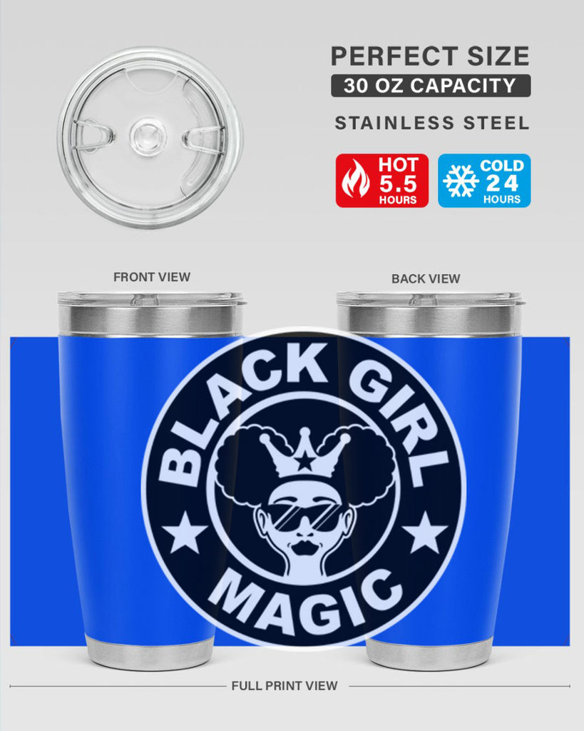 black girl magic coffee 57#- women-girls- Tumbler