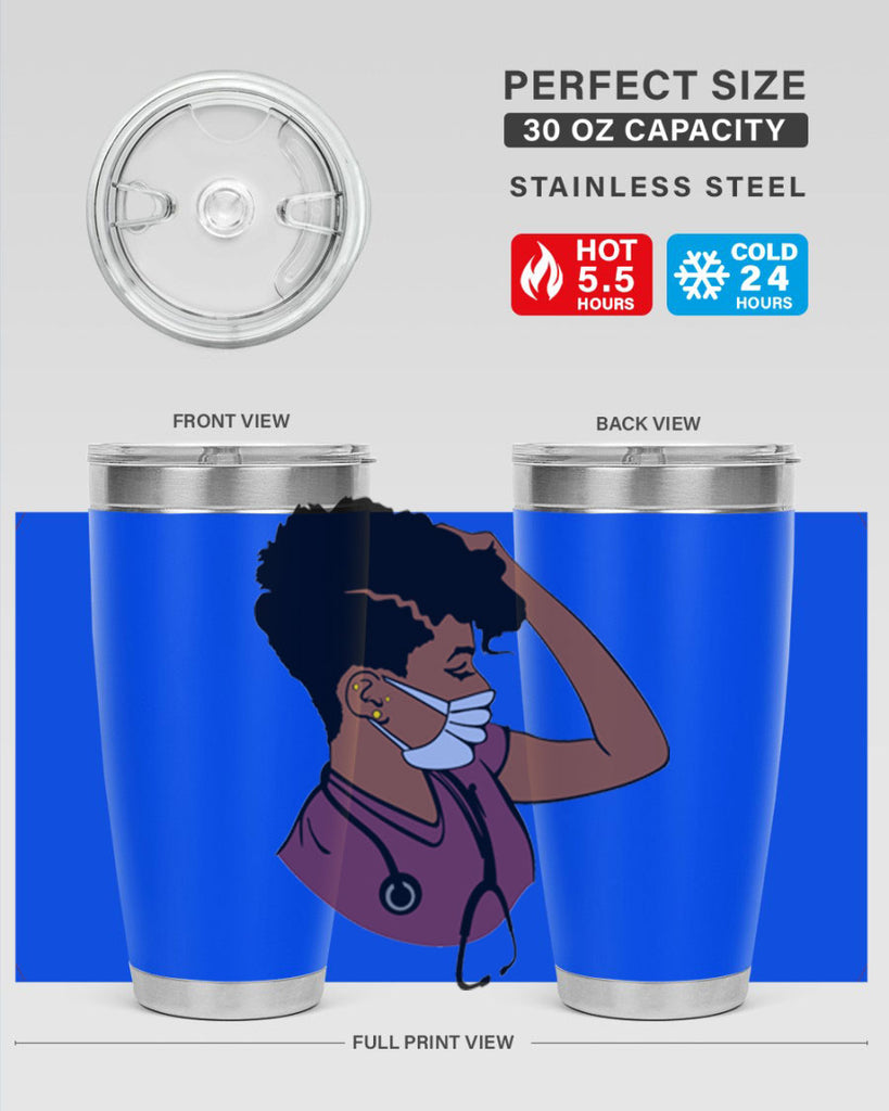 black nurse 1#- women-girls- Tumbler