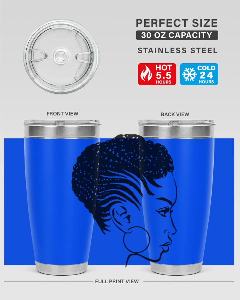 black women - queen 20#- women-girls- Tumbler