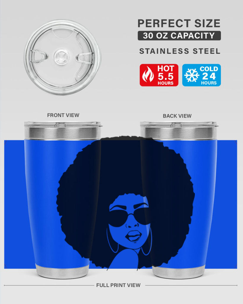 black women - queen 46#- women-girls- Tumbler