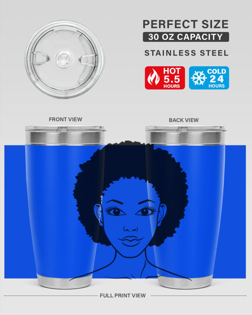 black women - queen 64#- women-girls- Tumbler