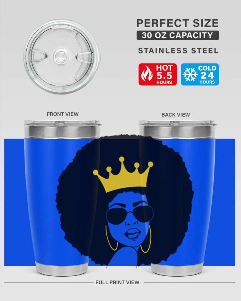 black women - queen 76#- women-girls- Tumbler