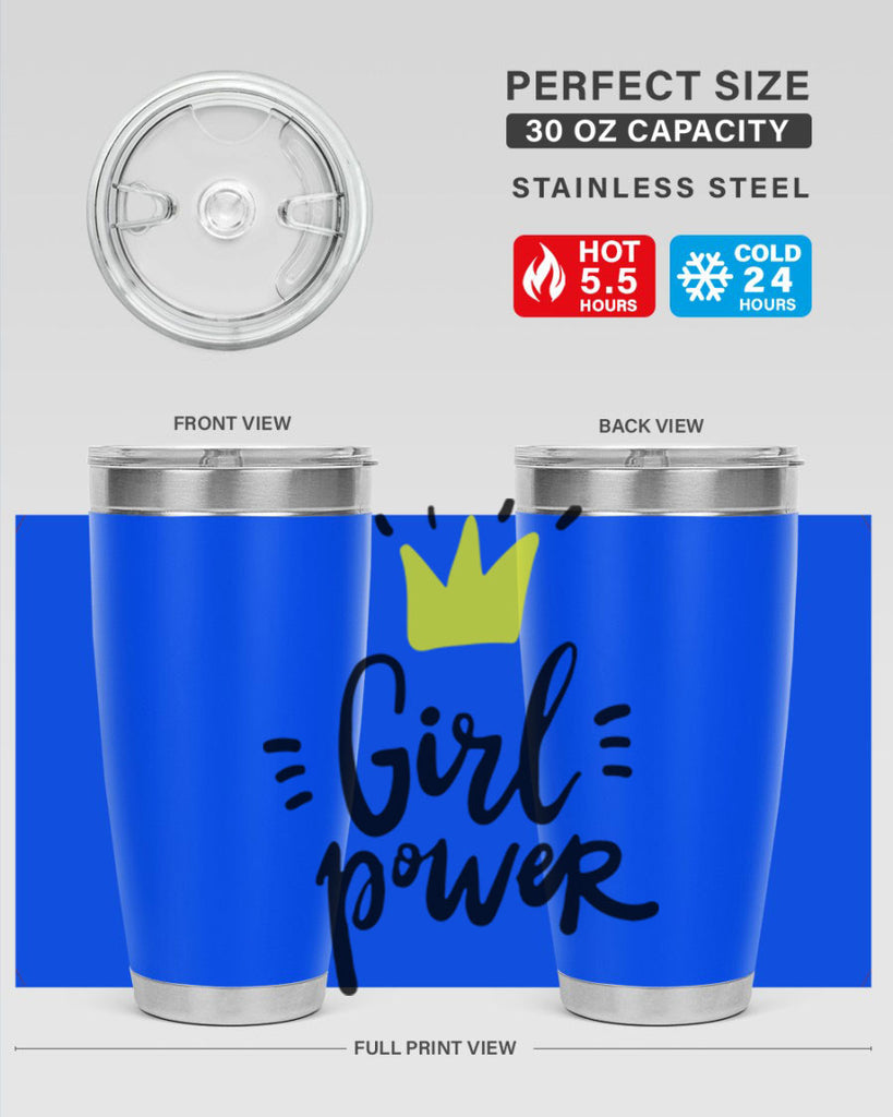 girl power crown 35#- women-girls- Tumbler