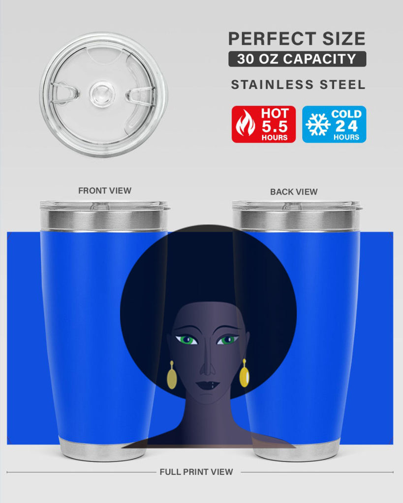 machovka black woman with green eyes 27#- women-girls- Tumbler