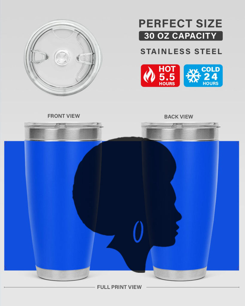 remix femaleafroavatar black 20#- women-girls- Tumbler