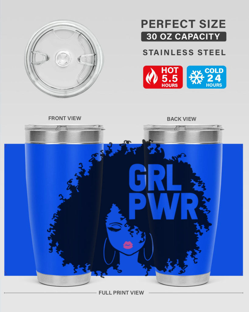 woman face grlpwr 1#- women-girls- Tumbler