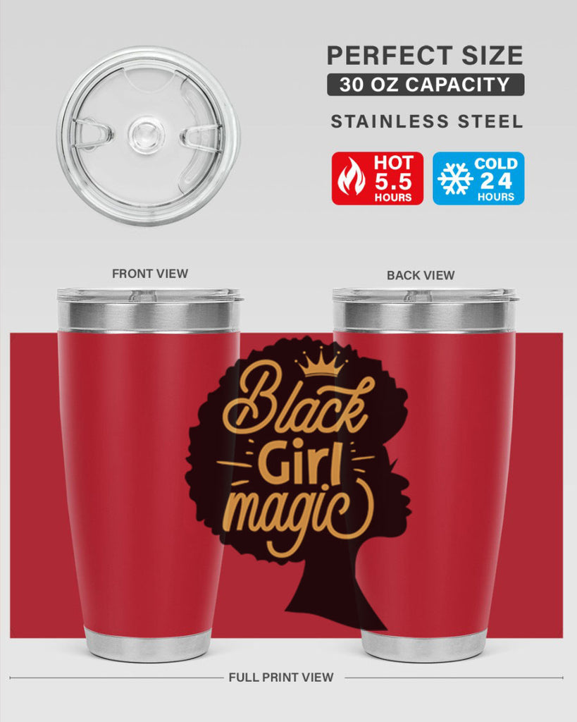 Black Girl magic copy Style 60#- women-girls- Tumbler