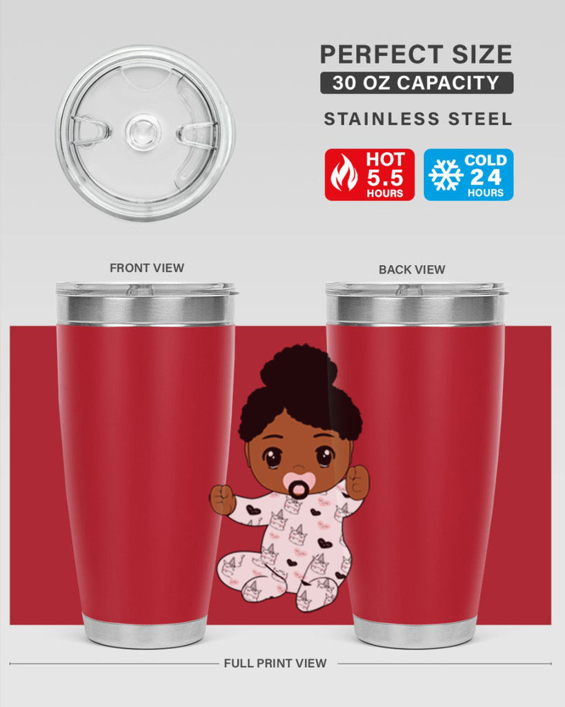 Black baby style 5#- women-girls- Tumbler