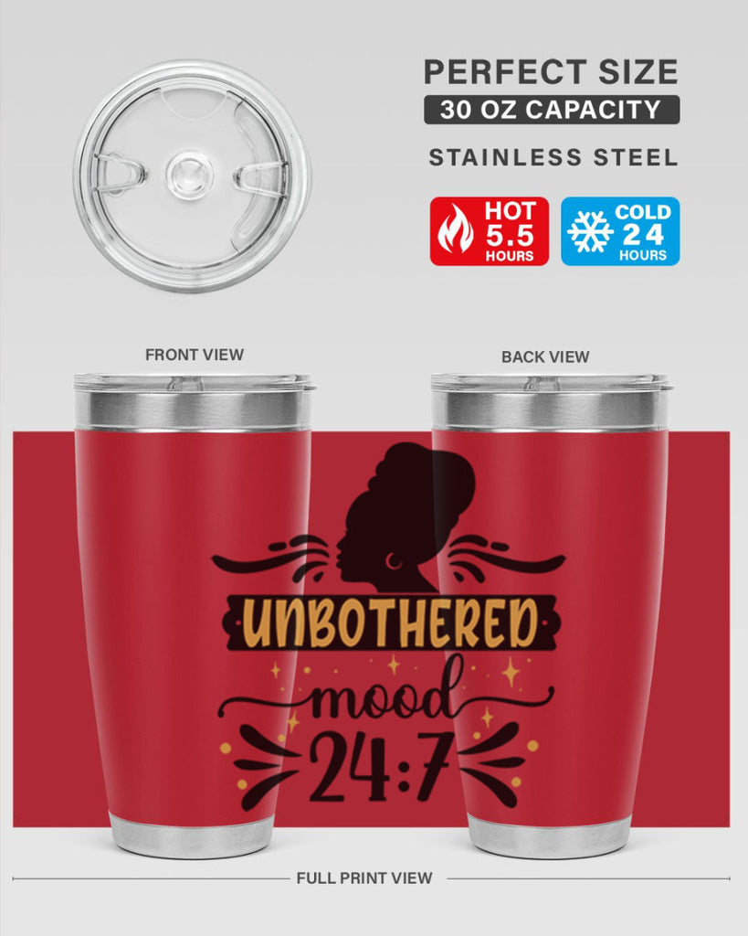 Unbothered mood Style 2#- women-girls- Tumbler