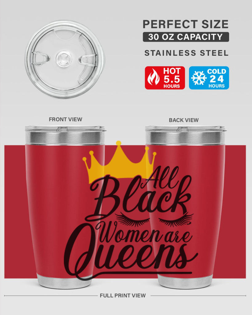 all black women are queens Style 65#- women-girls- Tumbler