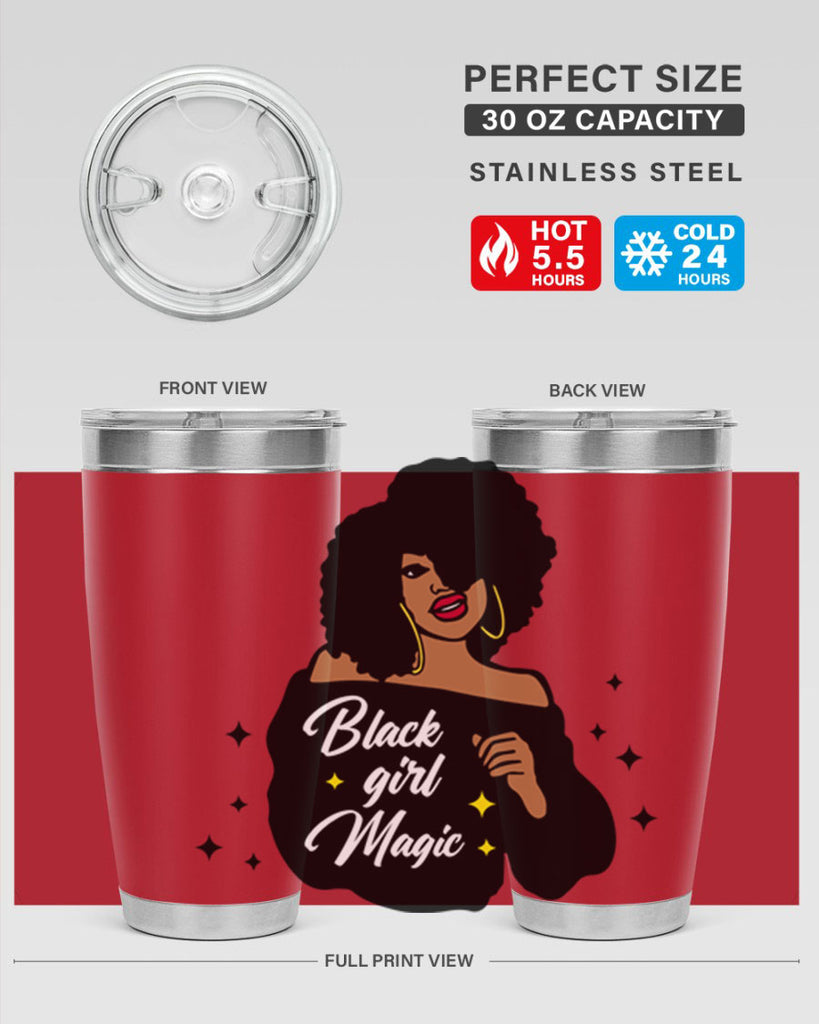 black girl magic 21#- women-girls- Tumbler