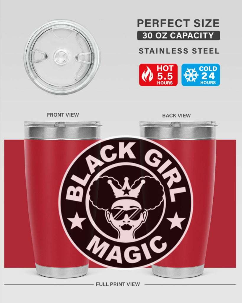 black girl magic coffee 57#- women-girls- Tumbler