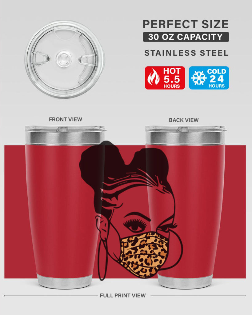 black nurse 4#- women-girls- Tumbler