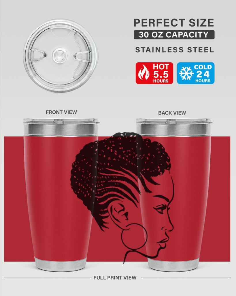 black women - queen 20#- women-girls- Tumbler