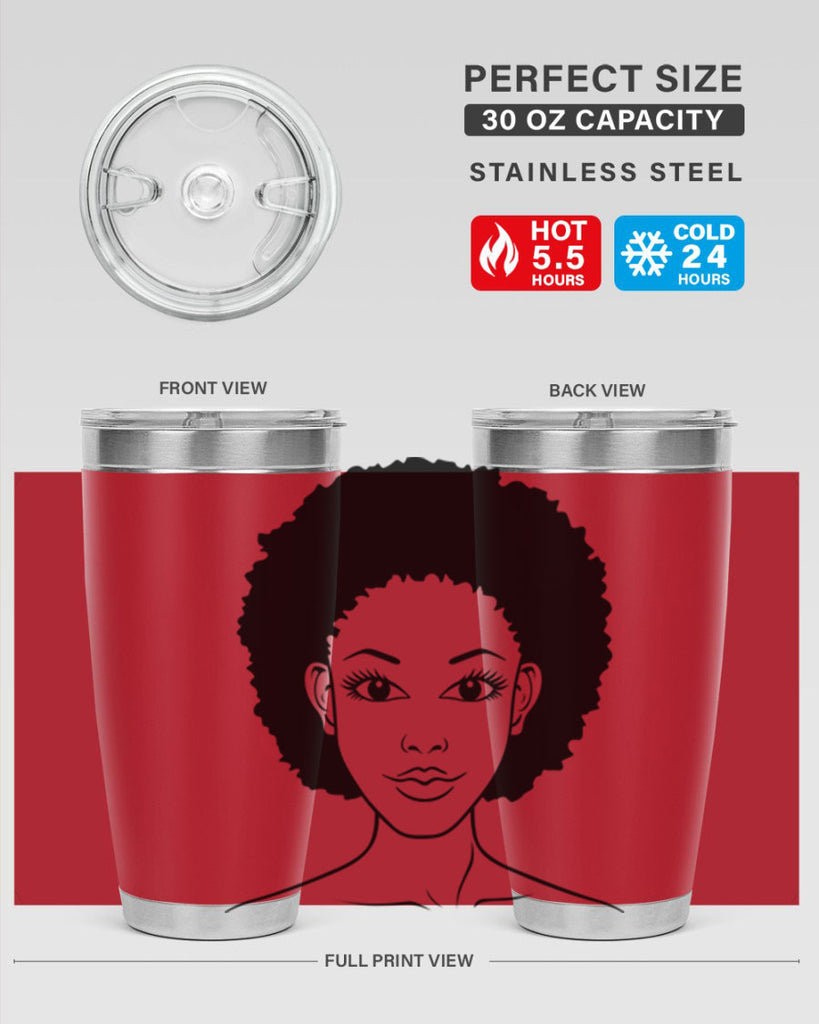 black women - queen 64#- women-girls- Tumbler
