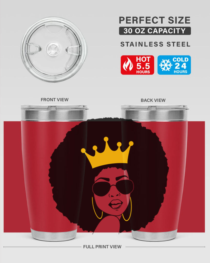 black women - queen 76#- women-girls- Tumbler