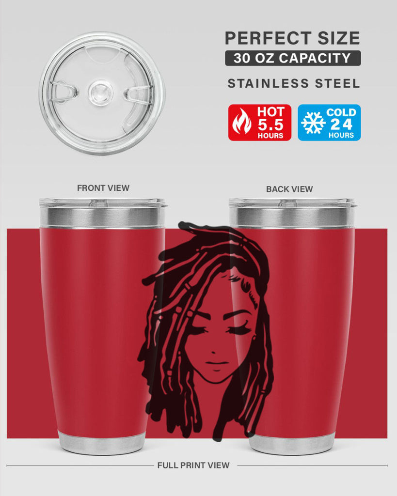 black women - queen 7#- women-girls- Tumbler
