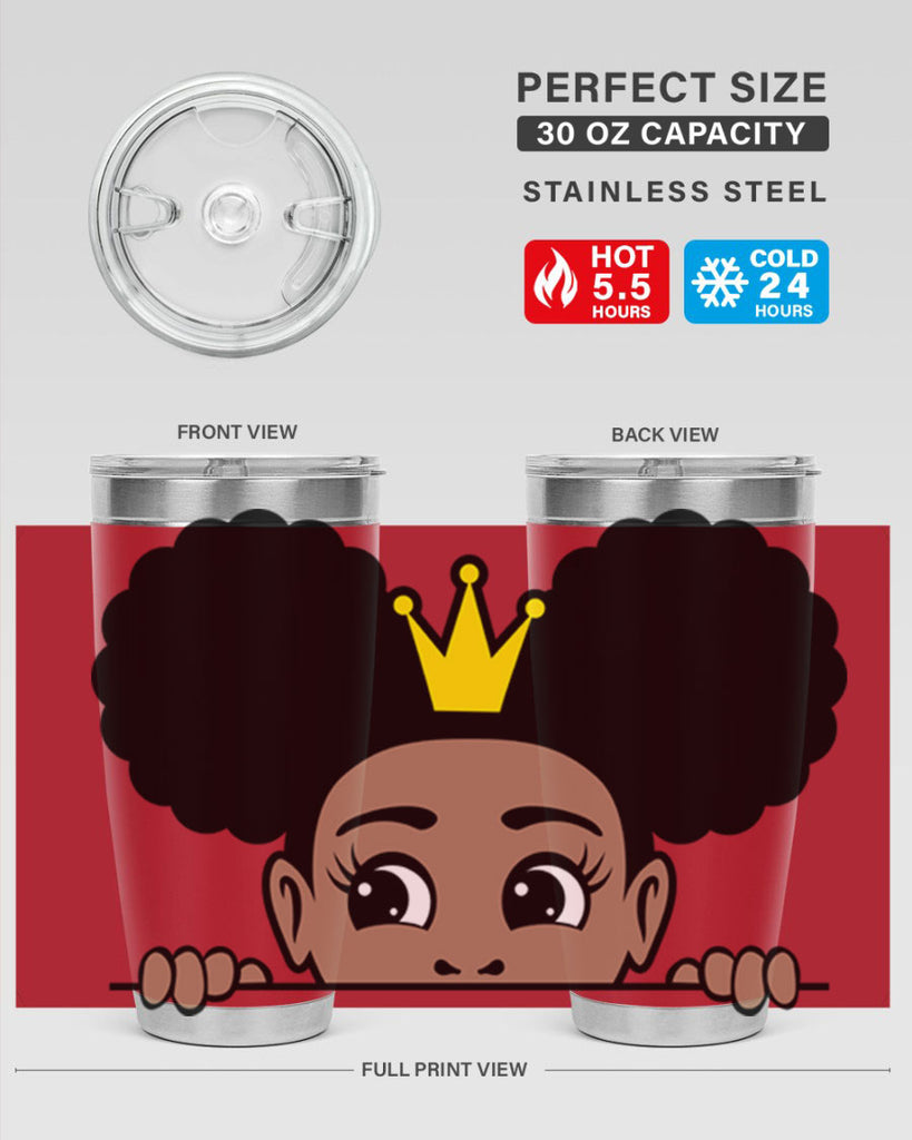 crown afro puffs 51#- women-girls- Tumbler