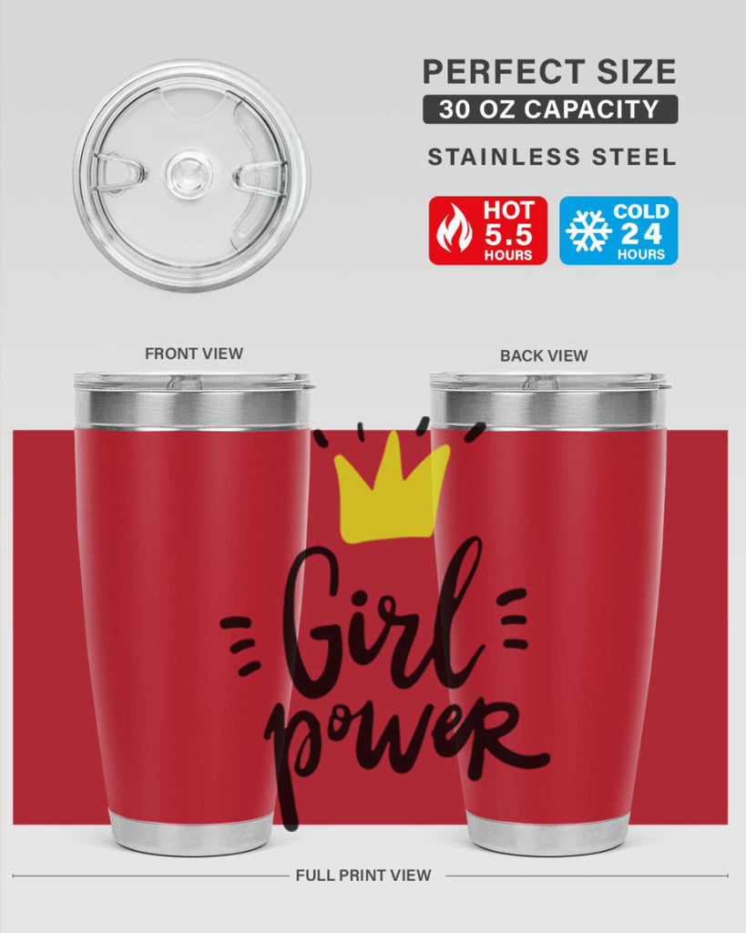 girl power crown 35#- women-girls- Tumbler