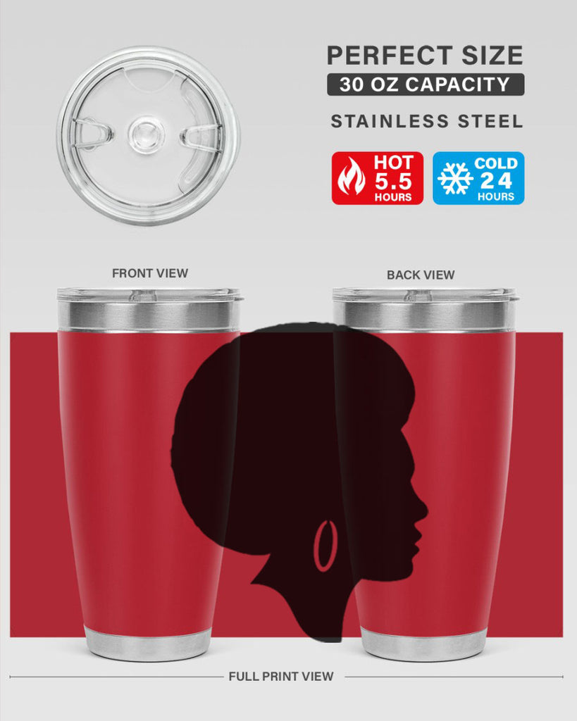 remix femaleafroavatar black 20#- women-girls- Tumbler