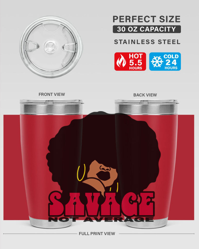 savage not average 1#- women-girls- Tumbler