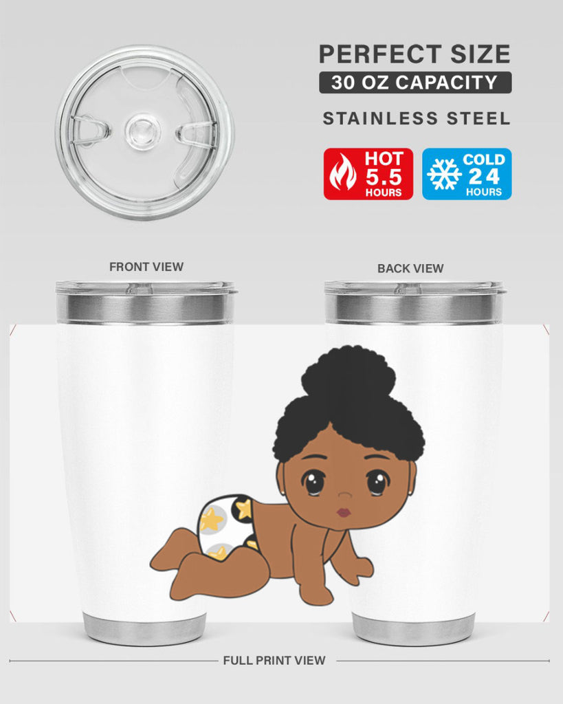Black baby style 6#- women-girls- Tumbler