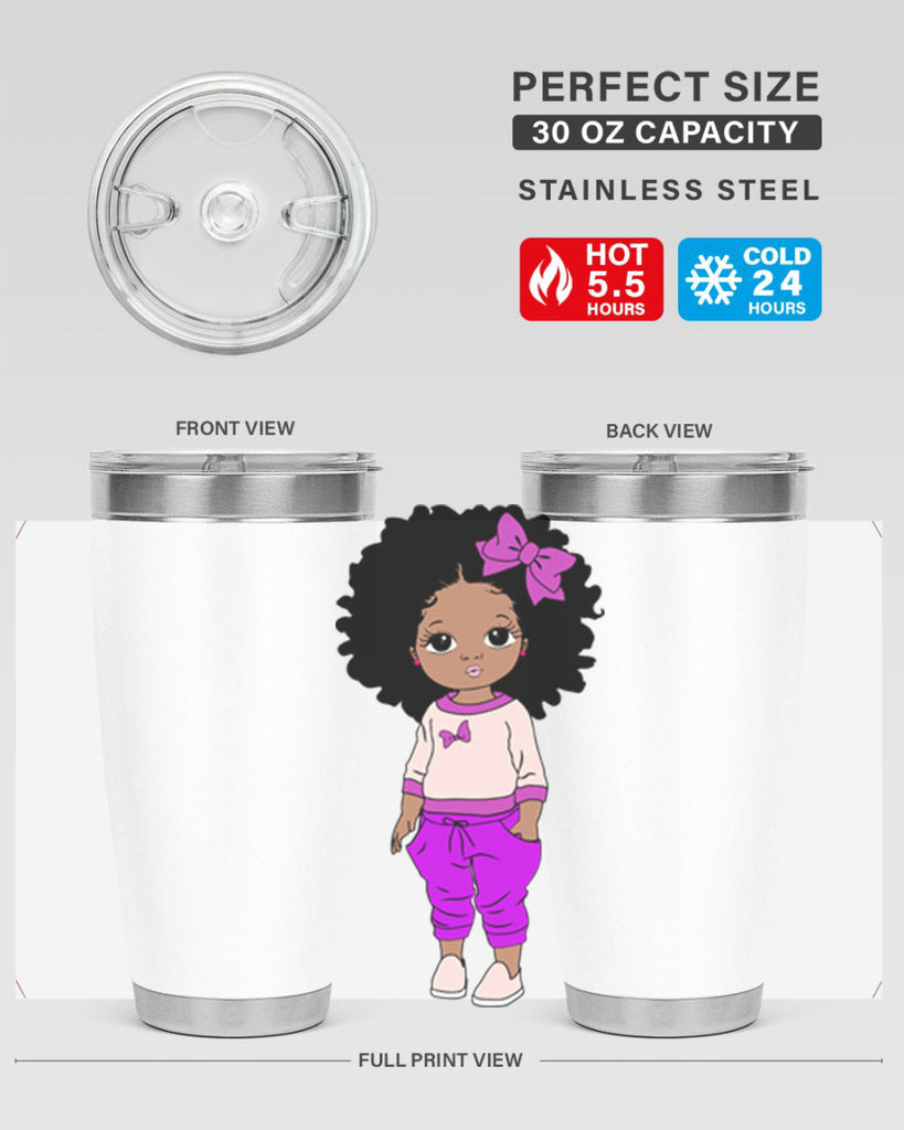 Black girl style 10#- women-girls- Tumbler