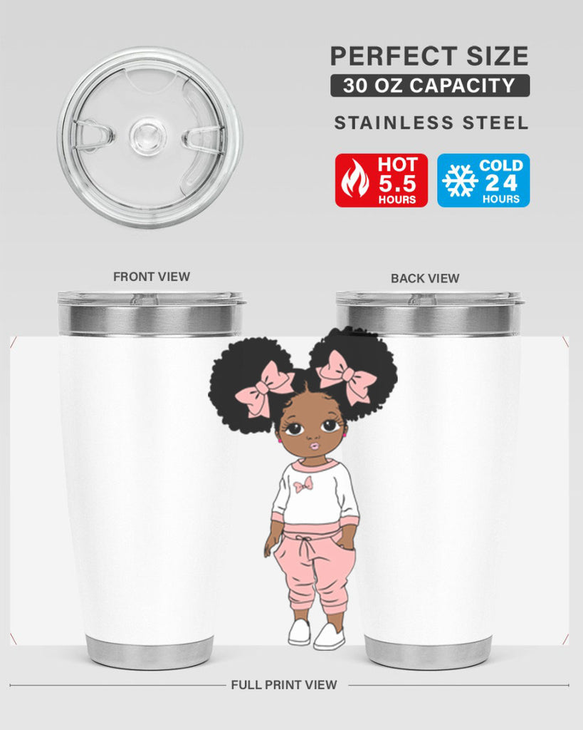 Black girl style 9#- women-girls- Tumbler