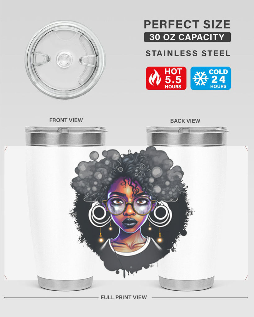 Sparkling Black Girl Design 10#- women-girls- Tumbler