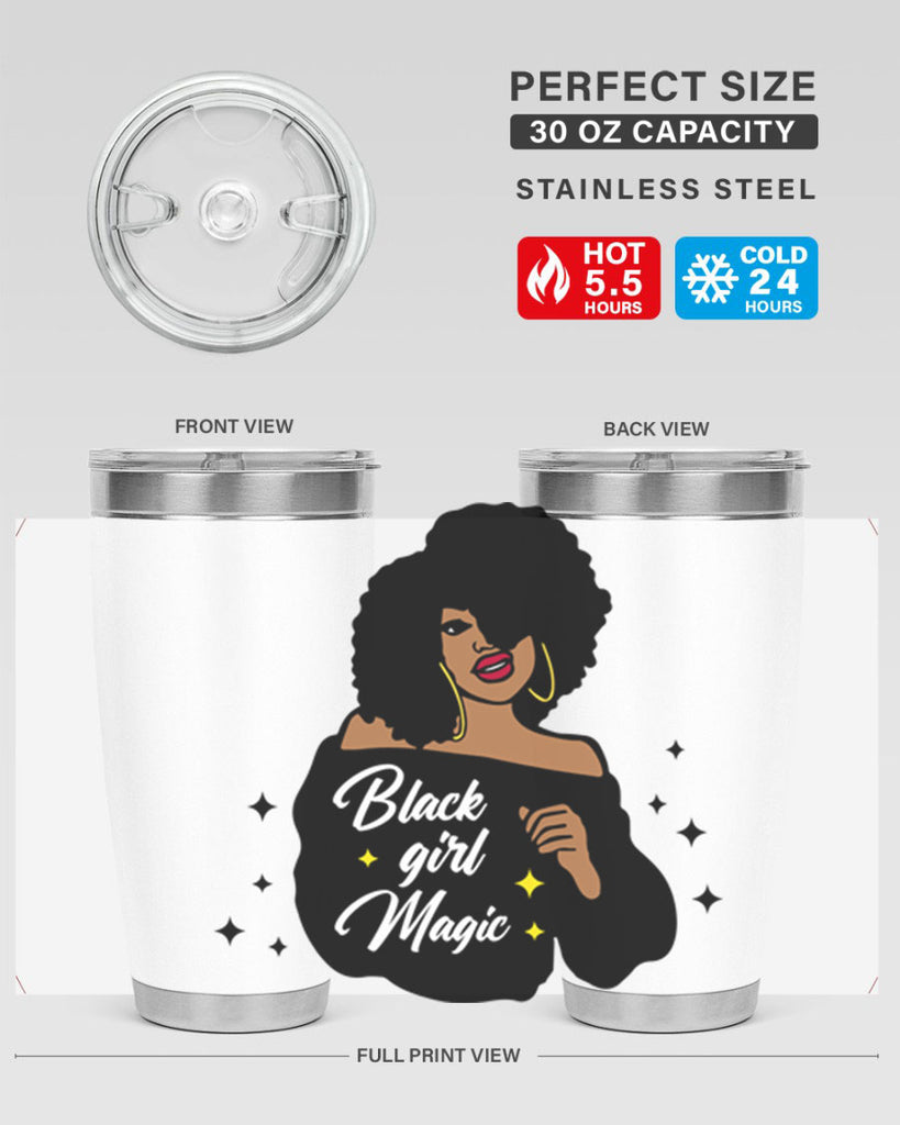 black girl magic 21#- women-girls- Tumbler