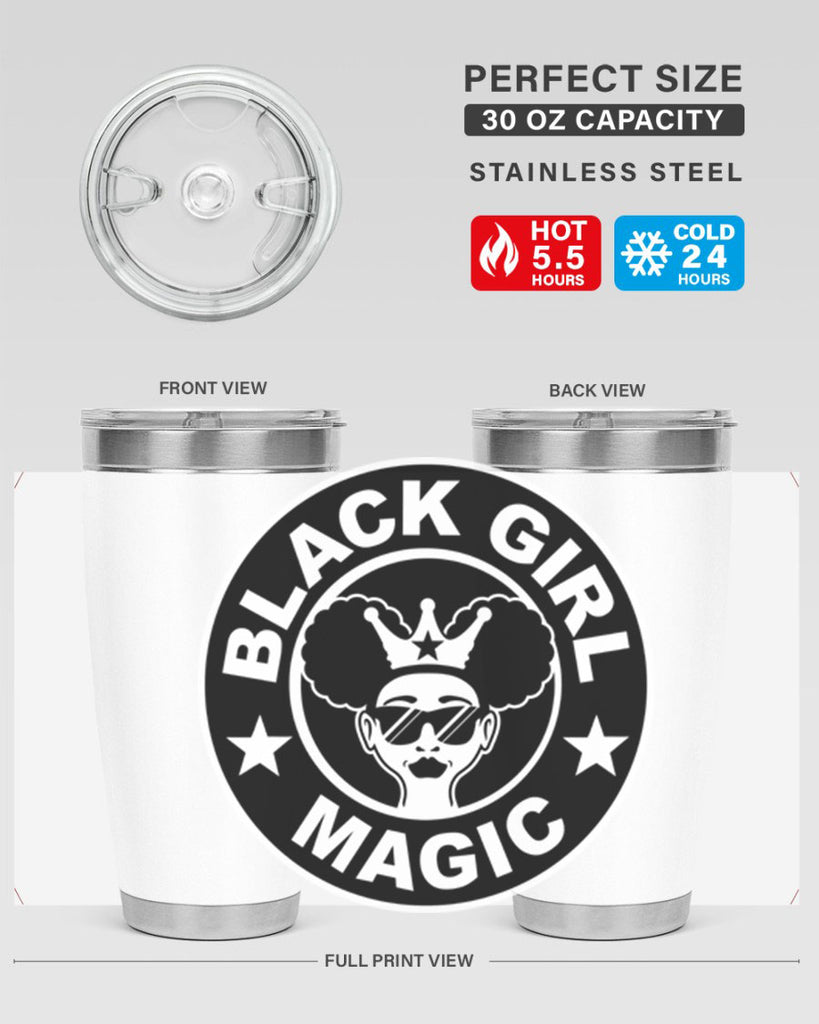 black girl magic coffee 57#- women-girls- Tumbler