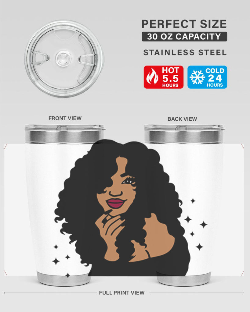 black women - queen 55#- women-girls- Tumbler
