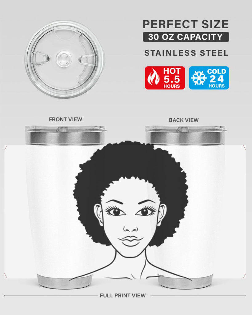 black women - queen 64#- women-girls- Tumbler