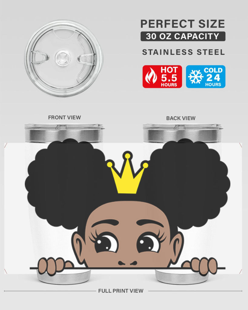 crown afro puffs 51#- women-girls- Tumbler