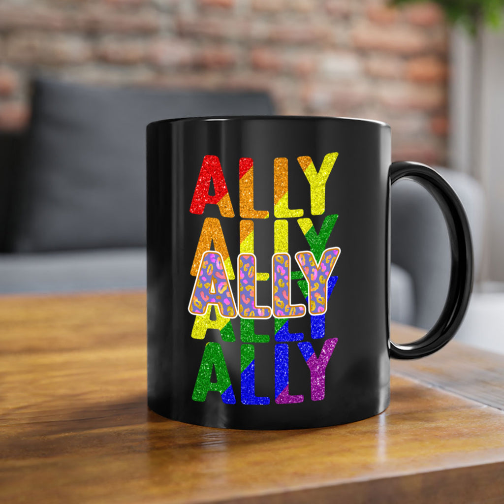 Ally Lgbt Pride Rainbow Flag Ally Png 22#- lgbt-Mug / Coffee Cup