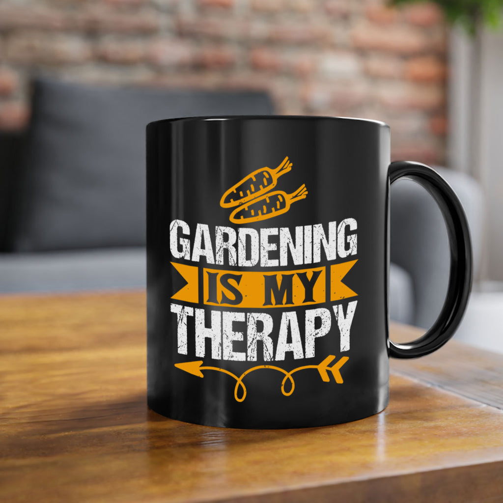 Gardending is my Therapy 64#- Farm and garden-Mug / Coffee Cup