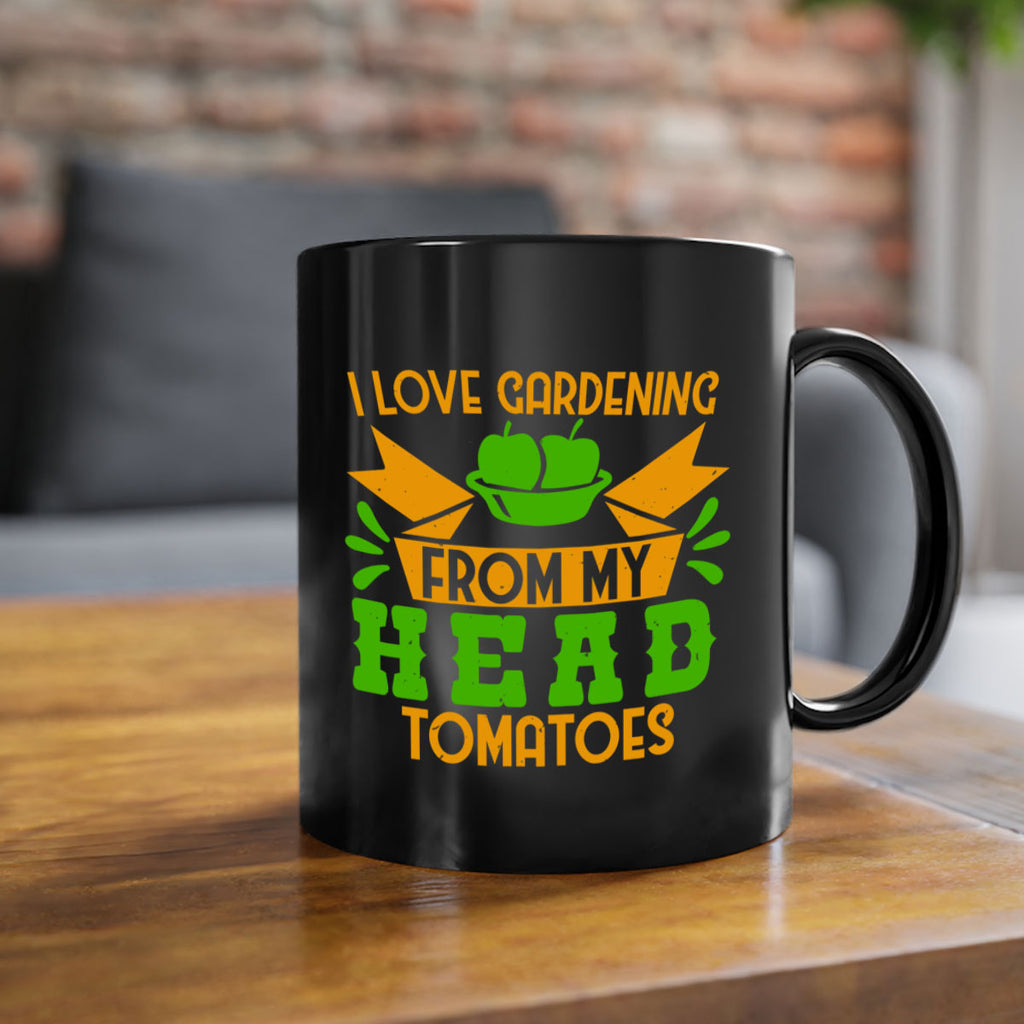 I love gardening from my head tomatoes 54#- Farm and garden-Mug / Coffee Cup